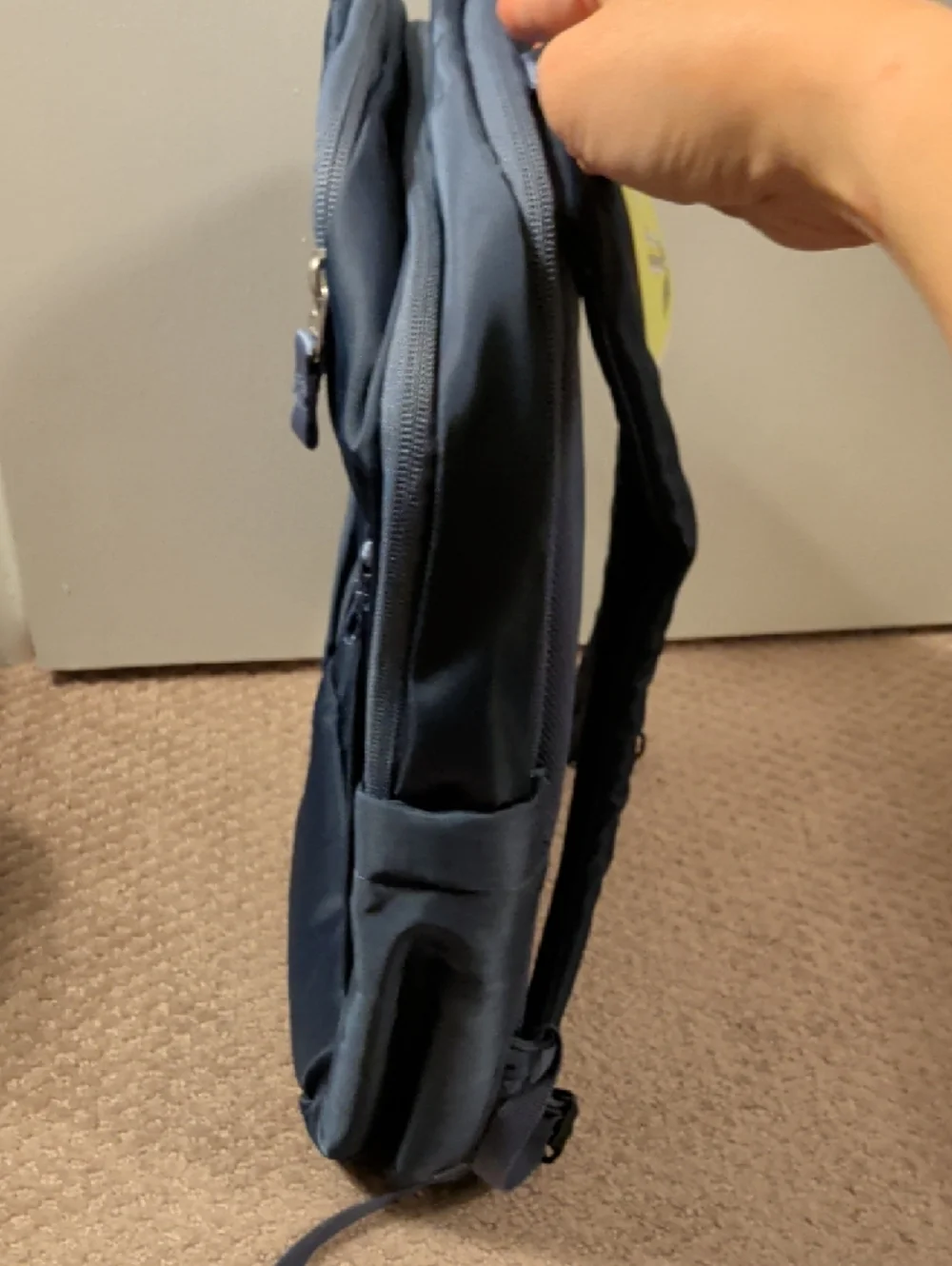 all in motion Men's Navy Blue Backpack NWT